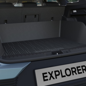 Pladenj za prtljažnik z visokim robom, z drugim pladnjem za tiranje tovora